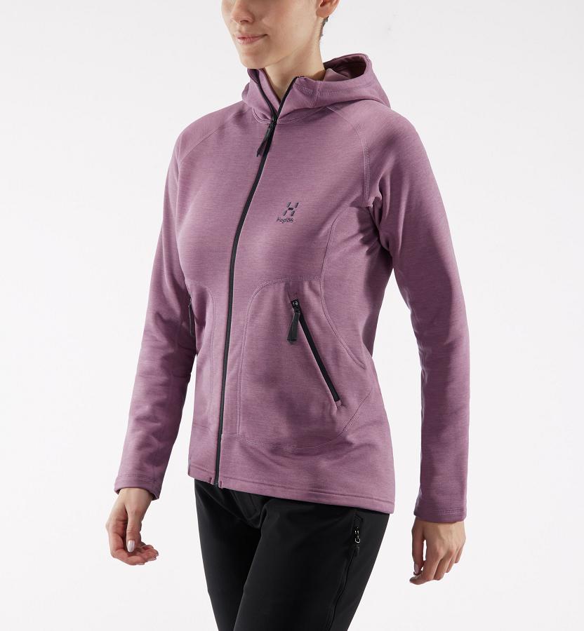 Haglöfs Heron Fleece Purple For Womens TOUVE7402 Australia